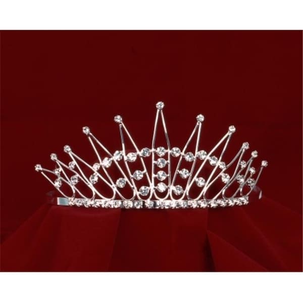 Sunnywood Sunnywood 2507 2-.50" Rhinestone Tiara - 2507