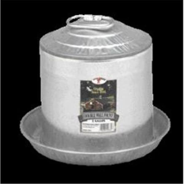 Miller Miller Galvanized Double Wall Fountai 2 Gallon - 9832/W2 - 408565