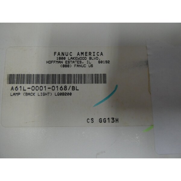 Fanuc 10.4In Backlight Operator Interface Panels Parts And Accessory - A61L-0001-0168/BL