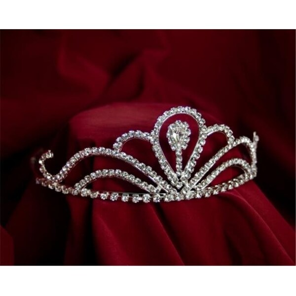 Sunnywood Sunnywood 2542 2-.50" Rhinestone Tiara - 2542