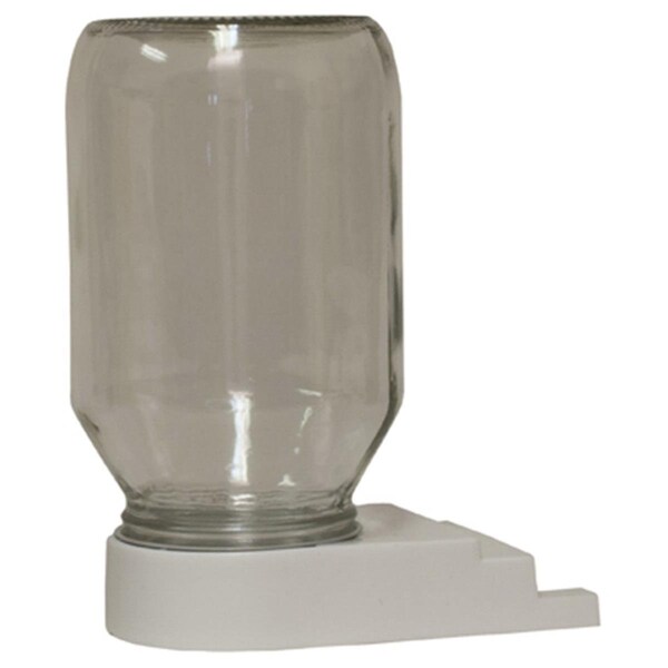 Pamperedpets FEEDBBG-102 Entrance Bee Feeder With Glass Jar - PA2670270