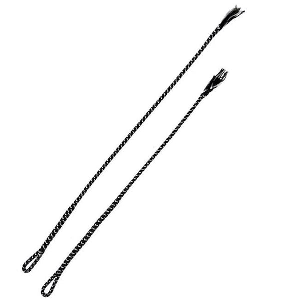 Jacks Jacks 461-XL Popper Snapper for Whip; Black & White - 12 in. - 461-XL