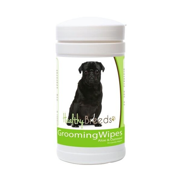 Healthy Breeds Healthy Breeds 840235151500 Pug Grooming Wipes - 840235151500