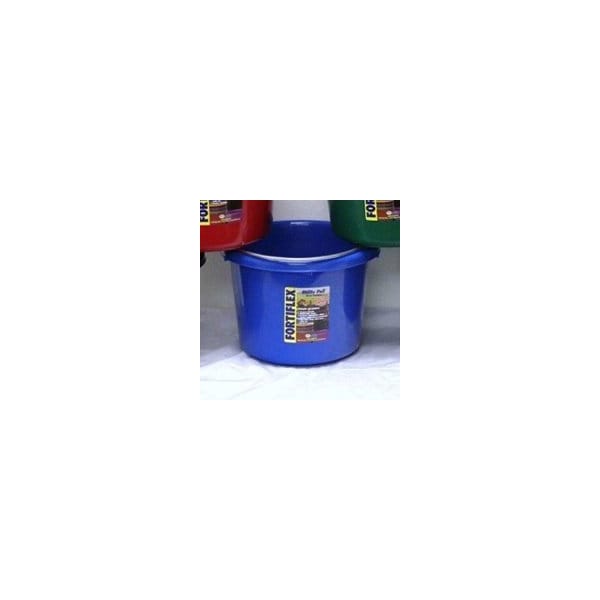 Fortex Fortiflex 1304840 Utility Pail, Fortalloy Rubber HDPE, Blue - N400-8 BLUE