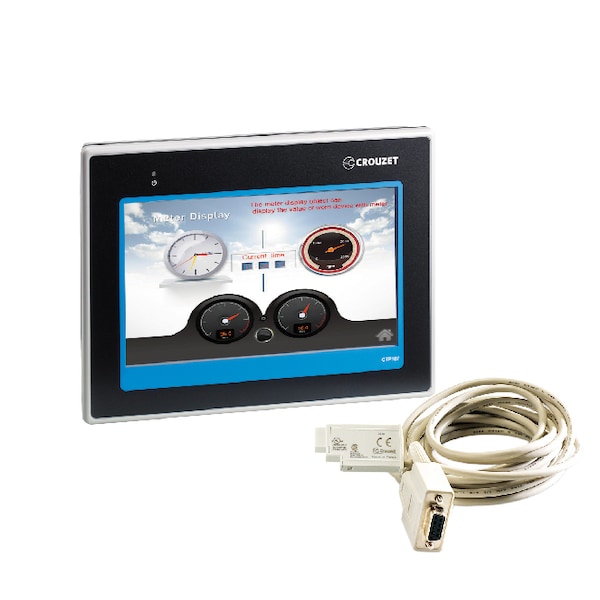 Crouzet HMI CT104 4.3" Essential Kit With M3 Cables - 88970523