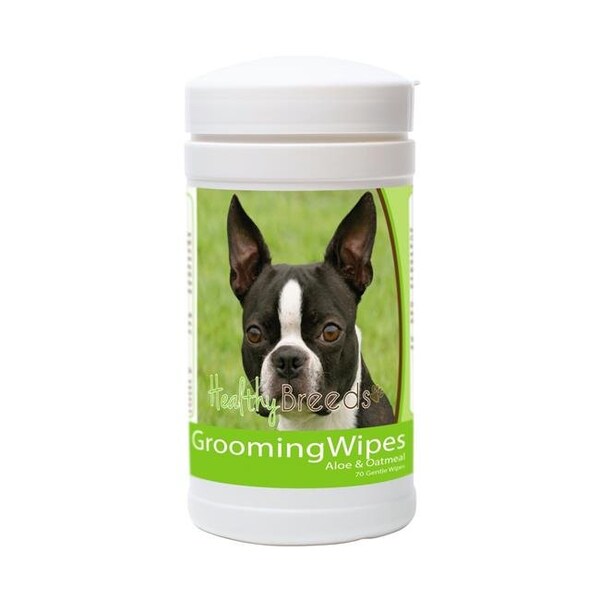 Healthy Breeds Healthy Breeds 840235151654 Boston Terrier Grooming Wipes - 840235151654