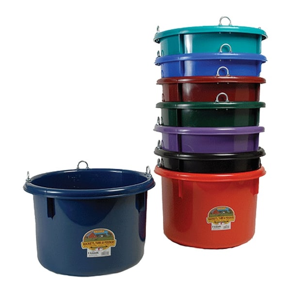 Miller Mfg Duraflex Round Feeder 32 Qt. TEAL - 1127-TE