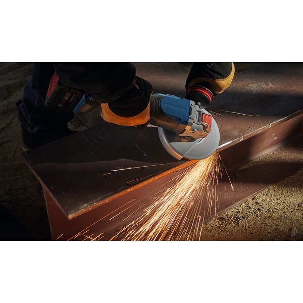 Bosch Angle Grinder, 18V DC, 5 in or 6 in Wheel Dia. - GWX18V-13CB14