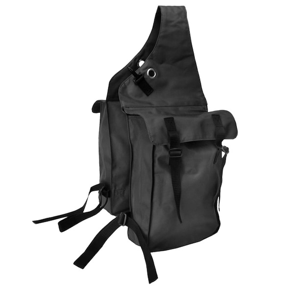 Jacks Imports Nylon Saddle Bag BLACK - 1686-BK