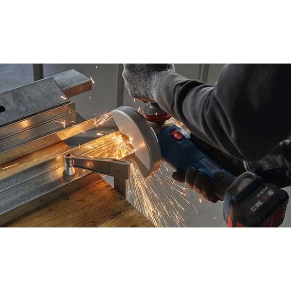 Bosch Angle Grinder, 18V DC, 5 in or 6 in Wheel Dia. - GWS18V-13CB14