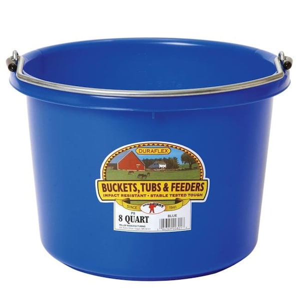 Miller Miller 7019250 8 qt. Little Giant Bucket - Blue - 7019250
