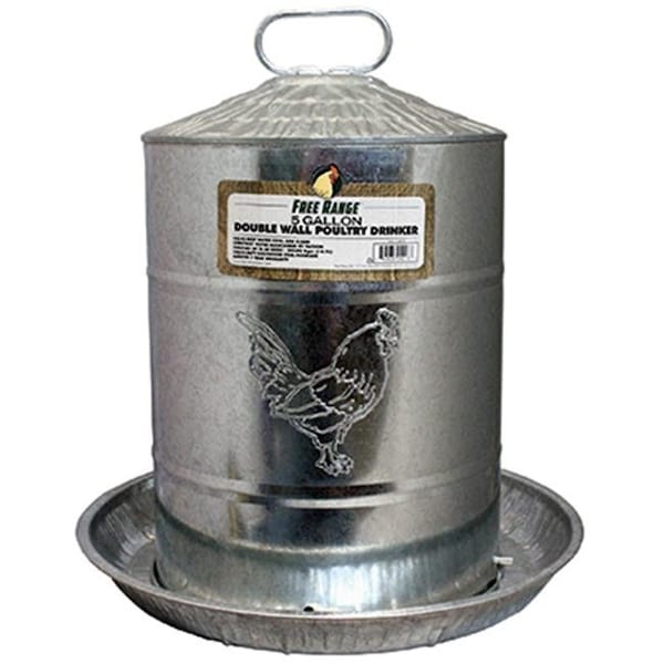 Harris Farms Harris Farms 4213 5 Gallon Double Wall Poultry Drinker - 186934