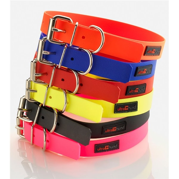 Ultrahund Ultrahund Play Regular Collar 3/4" YELLOW 16" - 4127-YE-16