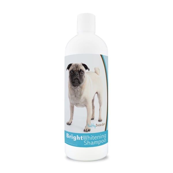 Healthy Breeds 12 oz Pug Bright Whitening Shampoo - 840235169789