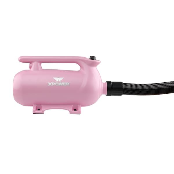 Xpower High Velocity Variable Speed Double Motor Pet Dryer - Pastel Pink - B-163-PASTEL-PINK