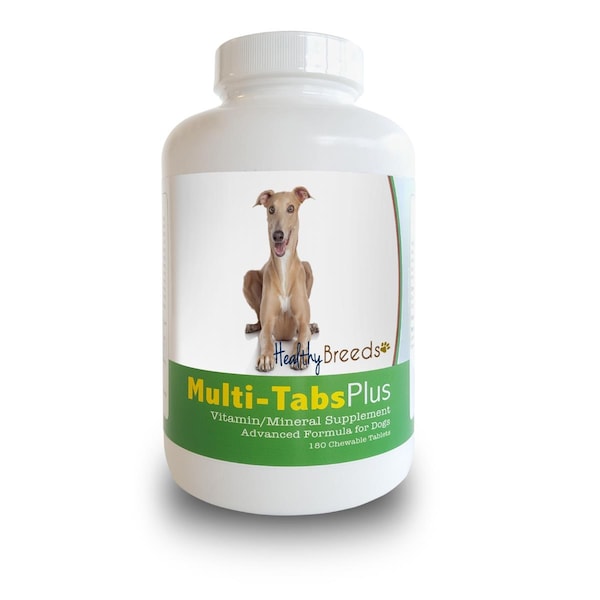 Healthy Breeds Italian Greyhound Multi-Tabs Plus Chewable Tablets, 180PK - 840235140320