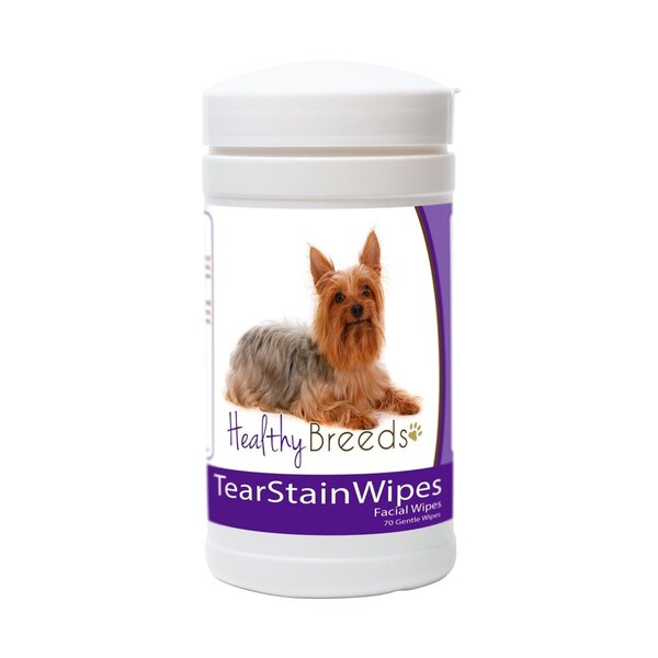 Pamperedpets Silky Terrier Tear Stain Wipes - PA3486499