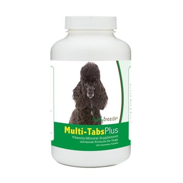 Healthy Breeds Healthy Breeds 840235181798 Poodle Multi-Tabs Plus Chewable Tablets - 180 Count - 840235181798