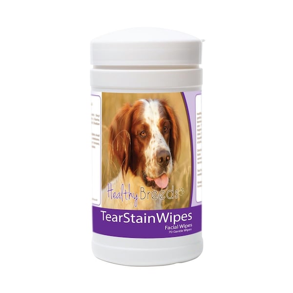 Pamperedpets Irish Red & White Setter Tear Stain Wipes - PA3498100