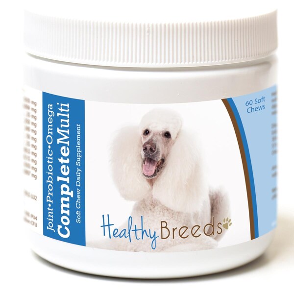 Healthy Breeds Poodle All in One Multivitamin Soft Chew, 60PK - 192959008740