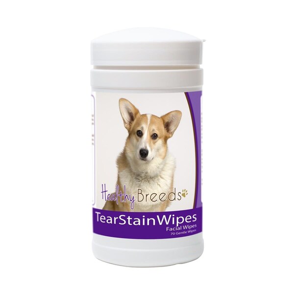 Healthy Breeds Cardigan Welsh Corgi Tear Stain Wipes - 840235152729