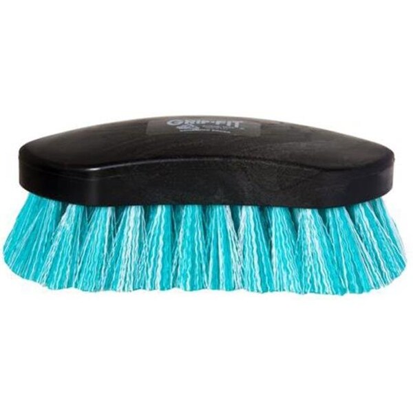 Decker Decker 753800275 27 Synthetic Grooming Brush; Aqua Teal & White - 753800275