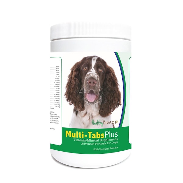 Healthy Breeds English Springer Spaniel Multi-Tabs Plus Chewable Tablets, 365PK - 840235122680