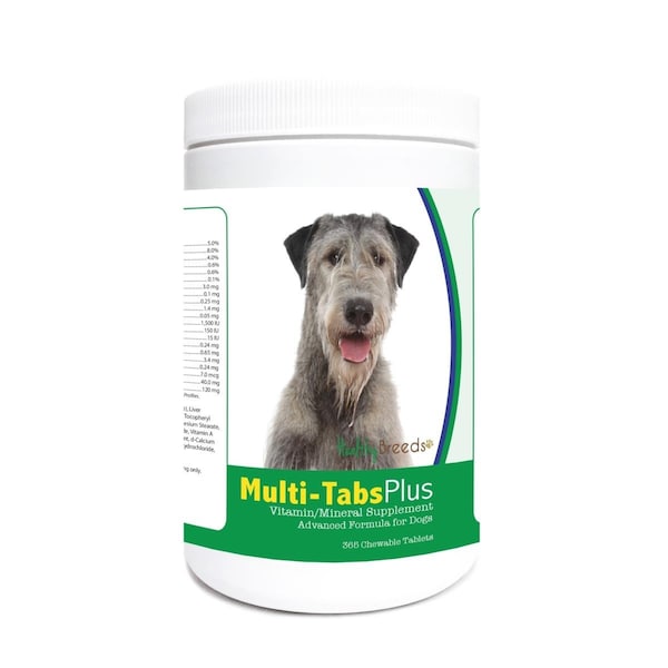Healthy Breeds Irish Wolfhound Multi-Tabs Plus Chewable Tablets, 365PK - 840235121718