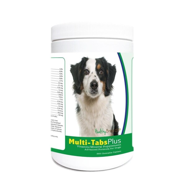 Healthy Breeds Miniature American Shepherd Multi-Tabs Plus Chewable Tablets, 365PK - 840235182092