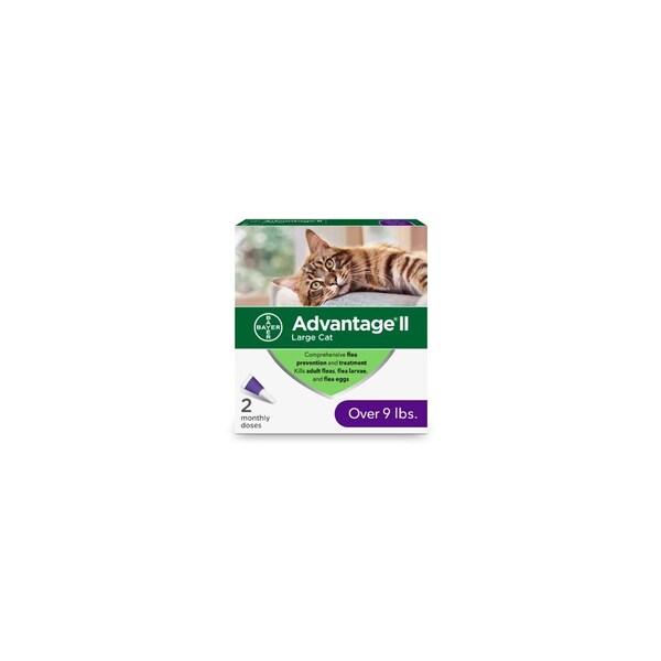 Elanco Us Flea Prevention for Large Cats, Over 9-Lbs., 2 Doses - 724089682512