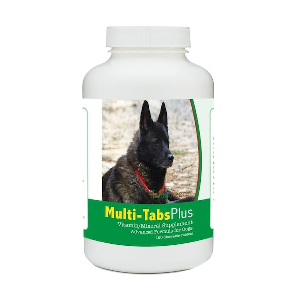 Healthy Breeds Norwegian Elkhound Multi-Tabs Plus Chewable Tablets, 180PK - 840235140511