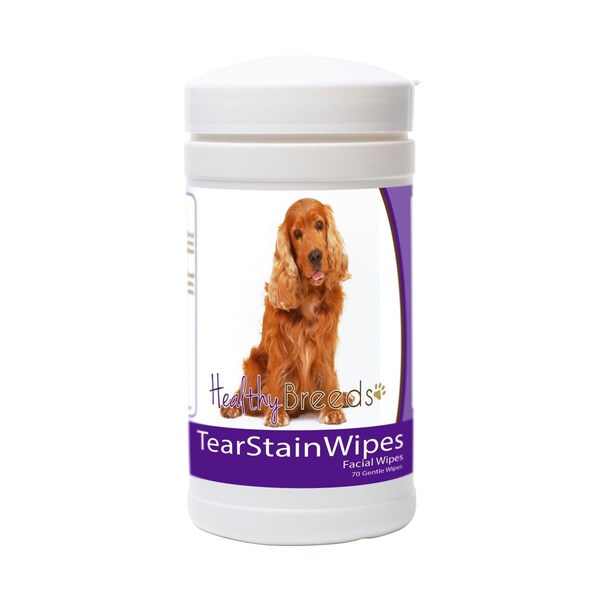 Healthy Breeds Cocker Spaniel Tear Stain Wipes - 840235152064