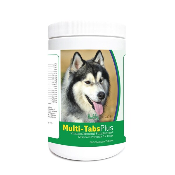 Healthy Breeds Siberian Husky Multi-Tabs Plus Chewable Tablets, 365PK - 840235121930