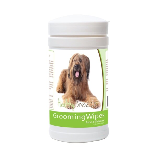 Healthy Breeds Briard Grooming Wipes, 70PK - 840235180678