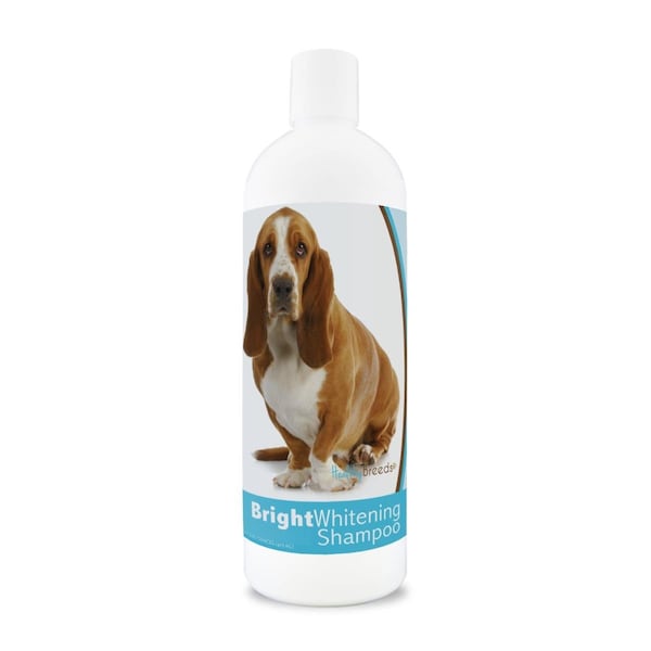 Healthy Breeds 12 oz Basset Hound Bright Whitening Shampoo - 840235169642