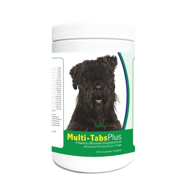 Healthy Breeds Bouvier des Flandres Multi-Tabs Plus Chewable Tablets, 365PK - 840235122010