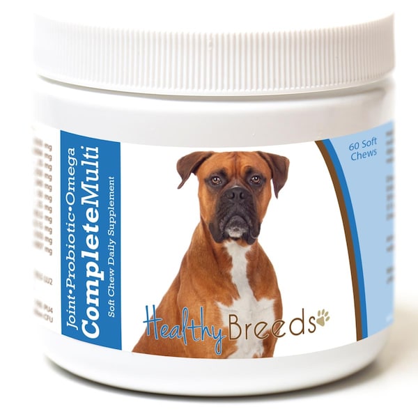 Healthy Breeds Boxer All in One Multivitamin Soft Chew, 60PK - 192959007500