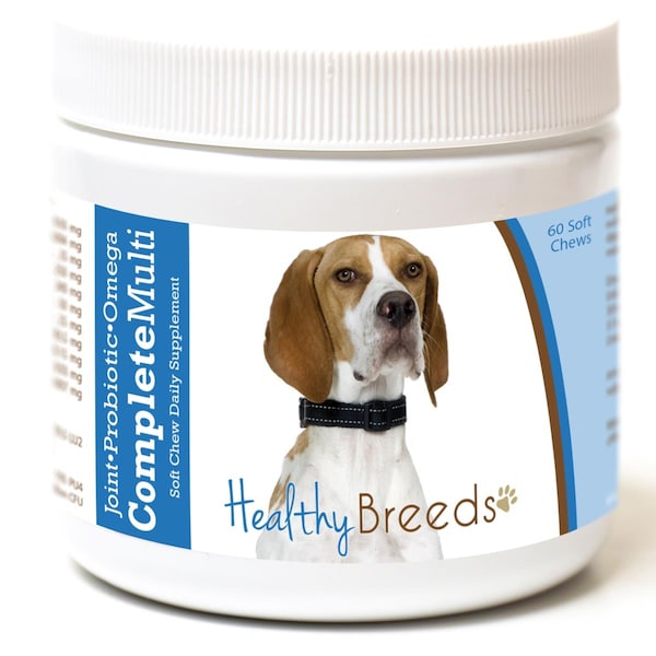 Healthy Breeds English Pointer All in One Multivitamin Soft Chew, 60PK - 192959007960