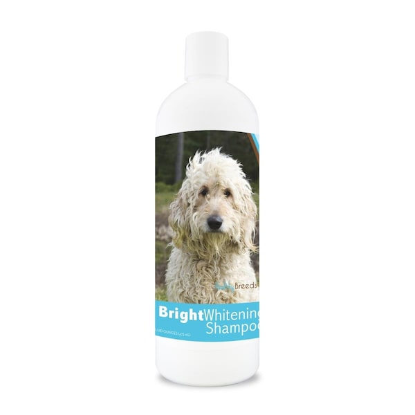 Healthy Breeds 12 oz Goldendoodle Bright Whitening Shampoo - 840235107323
