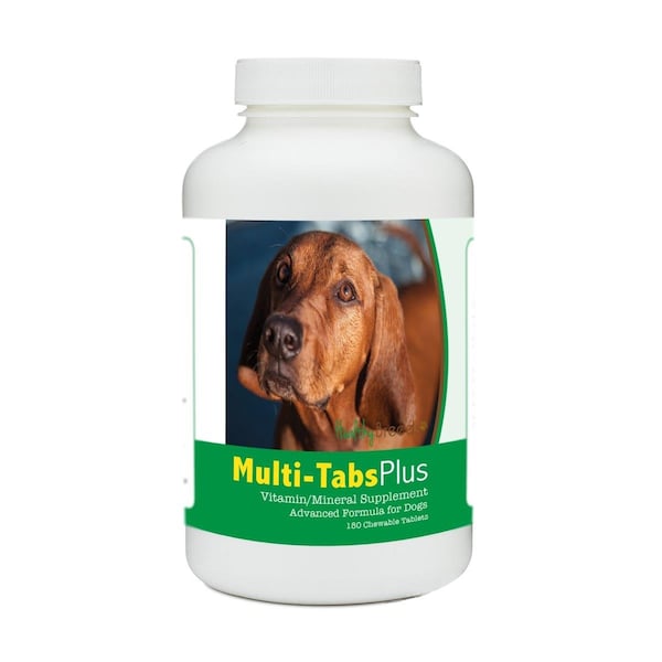 Healthy Breeds Redbone Coonhound Multi-Tabs Plus Chewable Tablets, 180PK - 840235174318