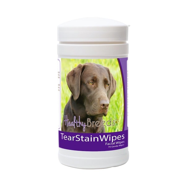 Healthy Breeds Labrador Retriever Tear Stain Wipes - 840235152477