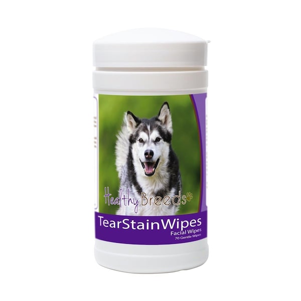 Healthy Breeds Alaskan Malamute Tear Stain Wipes - 840235152101