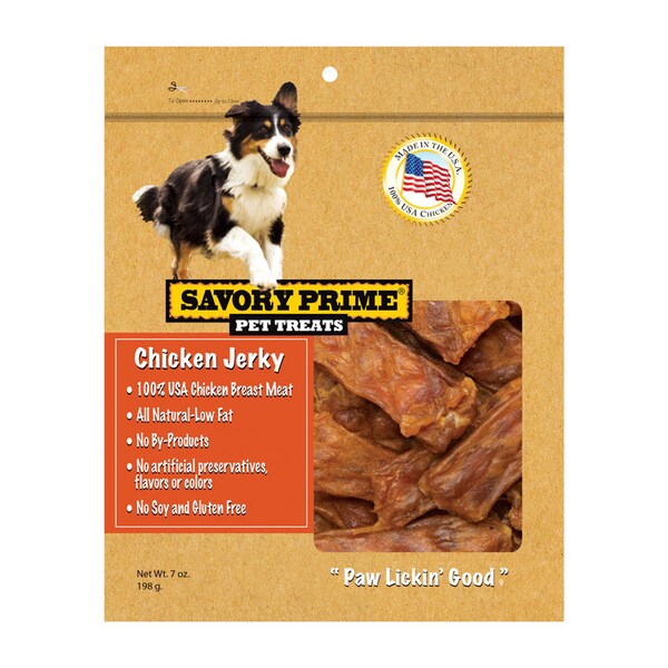 Savory Prime Savory Prime Chicken Jerky Grain Free Treats For Dogs 7 oz 1 pk - 371