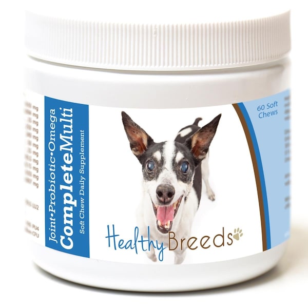 Healthy Breeds Rat Terrier all in one Multivitamin Soft Chew, 60PK - 192959008869