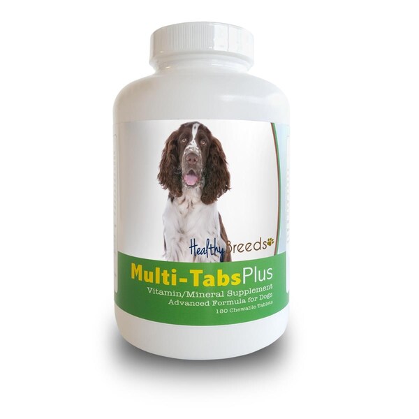 Healthy Breeds English Springer Spaniel Multi-Tabs Plus Chewable Tablets, 180PK - 840235140180