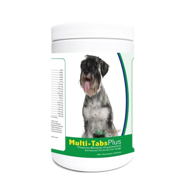 Healthy Breeds Standard Schnauzer Multi-Tabs Plus Chewable Tablets, 365PK - 840235178118