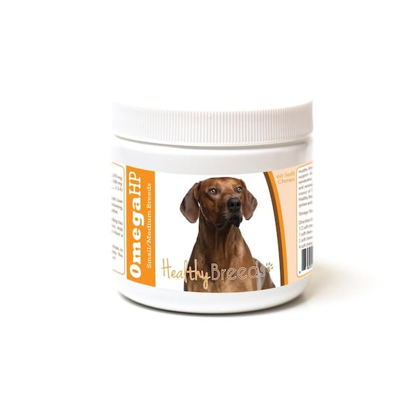 Healthy Breeds Rhodesian Ridgeback Omega HP Fatty Acid Skin & Coat Support Soft Chews - HE126691