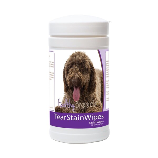 Healthy Breeds Spanish Water Dog Tear Stain Wipes - 70 Count, 70PK - 840235174554