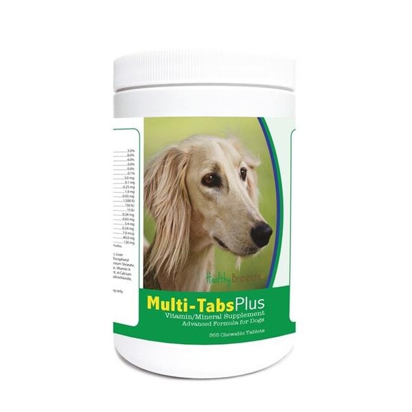 Healthy Breeds Healthy Breeds 840235122104 Saluki Multi-Tabs Plus Chewable Tablets - 365 Count - 840235122104