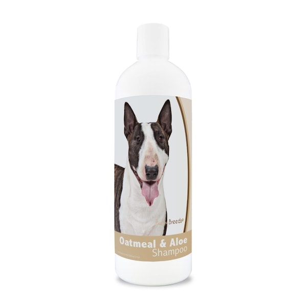 Healthy Breeds 16 oz Miniature Bull Terrier Oatmeal Shampoo with Aloe - 840235176466
